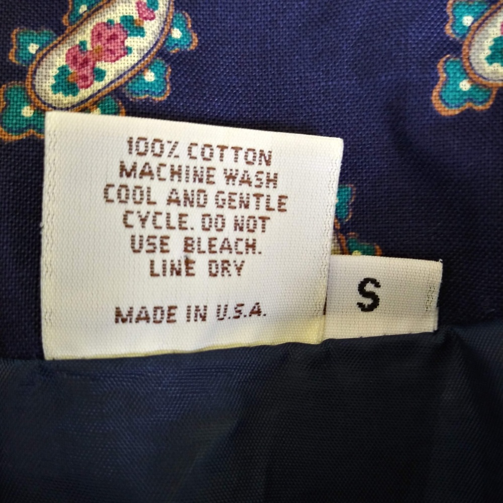 Rare Vintage Vera Bradley Blazer "Navy" Size Small - Picture 7 of 8